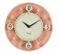 CLOCK-PLASTIC PINK