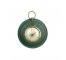 CLOCK-Vintage Metal Green Wall Clock