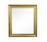 MIRROR-Gold Leaf Rectangle W/Bead Detail Along Mirror