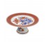 CAKE STAND-10DM-RED/BL FLOWERS