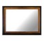 Mirror-Rectangle Shape W/Darkwood Border & Blond Wood Interior Border