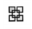 MIRROR-WALL-3PC-BLK/WHT-CHINES