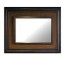 Mirror Rect. Brwn wd frame w/i