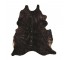 RUG-COWHIDE-DARK BRN