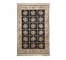 RUG-6X9 BLK W/ MULTI FLORAL BO