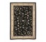 RUG-6X9 BLK DHURRIE W/ PINK/GR