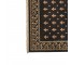 RUG-7x10 BLK FLEUR DE LIS