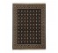 RUG-7x10 BLK FLEUR DE LIS