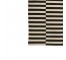 RUG-8X11-Black/White Offset-Stripe Pattern