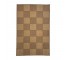 RUG-5X8-BROWN&TAN-CHECKERBOARD