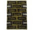 RUG-(6'x 8')KHAKI W/BLK RECT