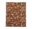 RUG-8X10-RED W/ PALM LEAVES