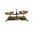 SCALE-BRASS 2DISH W/ CHAIN