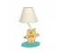 CHILDREN'S LAMP-Wooden Bear W/Bow Tie