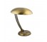 DESK LAMP-Vintage Brass "Flying Saucer" Shade