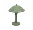 DESK LAMP-Vintage Green Flying Saucer Shade