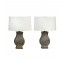 TABLE LAMP-Grey Urn