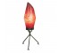 FLOOR LAMP-Retro 70's Red Speckled Plastic