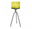 FLOOR LAMP- Retro 70's Green Speckled Plastic