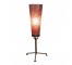 FLOOR LAMP- Retro 70's Red Speckled Plastic