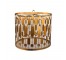 LAMP-HANGING-LARGE GOLD DRUM S