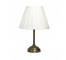 TABLE LAMP-Brass Column W/Round Base