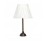 TABLE LAMP-Bronze Column W/Round Base