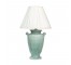 TABLE LAMP-Pale Green Ceramic Urn W/Ears