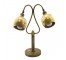 LAMP-TBL DBL BRASS GOOSENECK