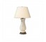 LAMP-TBL-Cream Ceramic W/Metal Base