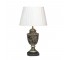 TABLE LAMP-Urns W/Black Crackle Finish