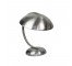 DESK LAMP-Vintage Silver Metal W/Flying Saucer Shade