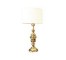 LAMP-TBL-PR-28"BRASS-SCALLOPED