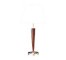 LAMP-TBL-BLK WOOD CONE SHAPE