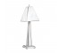 TABLE LAMP-White Stained Glass