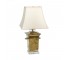 TABLE LAMP-Square Brass Urn W/Lucite Base & Lucite Accents
