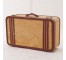 SUITCASE-BROWN TWEED W/4 BR LI