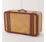 SUITCASE-BROWN TWEED W/4 BR LI