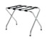 LUGGAGE-RACK-CHROME BASE-BLK S