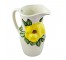 PITCHER-WHITE W/LG YELLOW FLOW