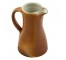 PITCHER-BROWN SALTGLAZE 7"