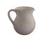 PITCHER-CERAMIC-CREAM DISTRESS