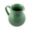 PITCHER-CERAMIC-GREEN CRACKLE-