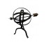 GLOBE-RUSTY METAL W/ARROW