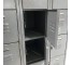 LOCKER-Bay of (18)-Gray Metal