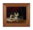 PAINTING-FR-CAT-GILT FRAME