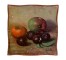 PLAQUE-FRUIT ON WOOD-SQUARED