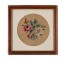 NEEDLEPOINT-FLORAL IN FRAME