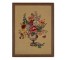 NEEDLEPOINT-URN W/FLOWERS