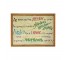 (85110001)FRAMED ART-"As Soon As The Rush is Over" Framed Saying